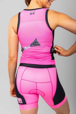 Women's sleeveless triathlon top