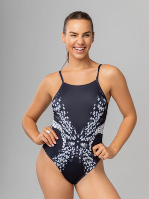 Women's one piece training swimsuit