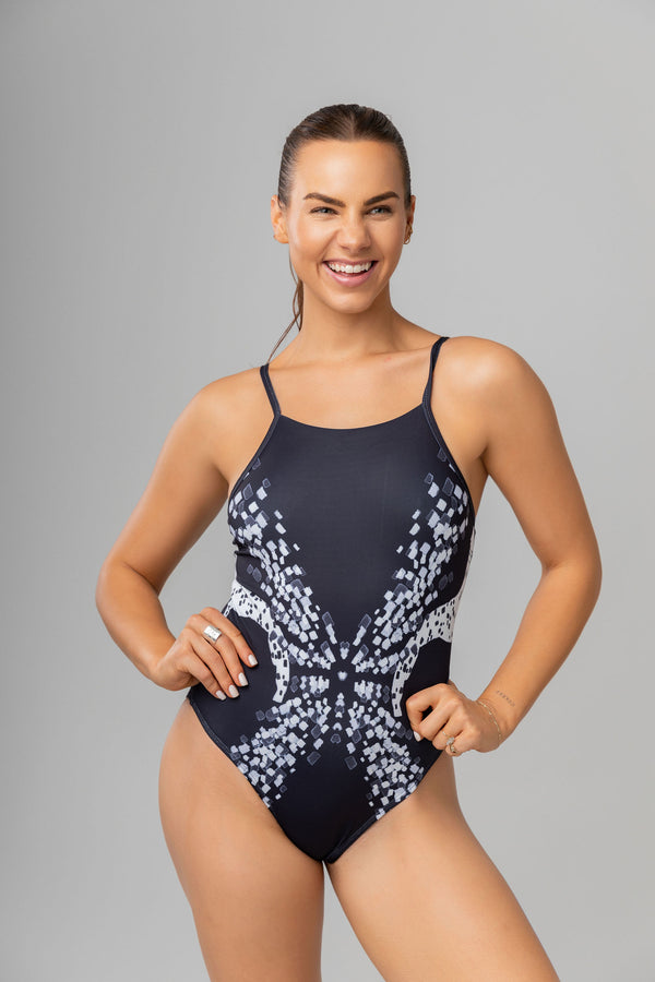 Women's one piece training swimsuit