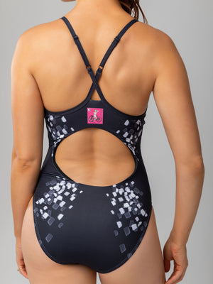 Women's one piece training swimsuit