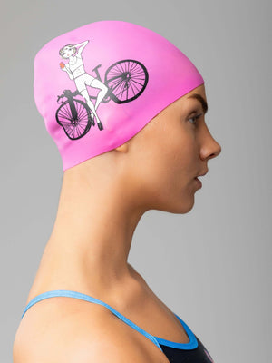 Triathlon swim cap