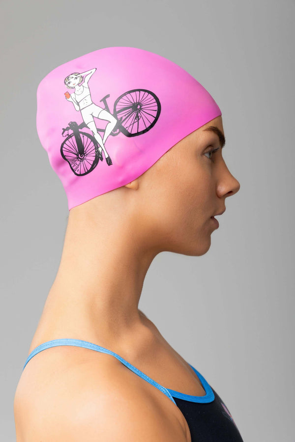 Triathlon swim cap