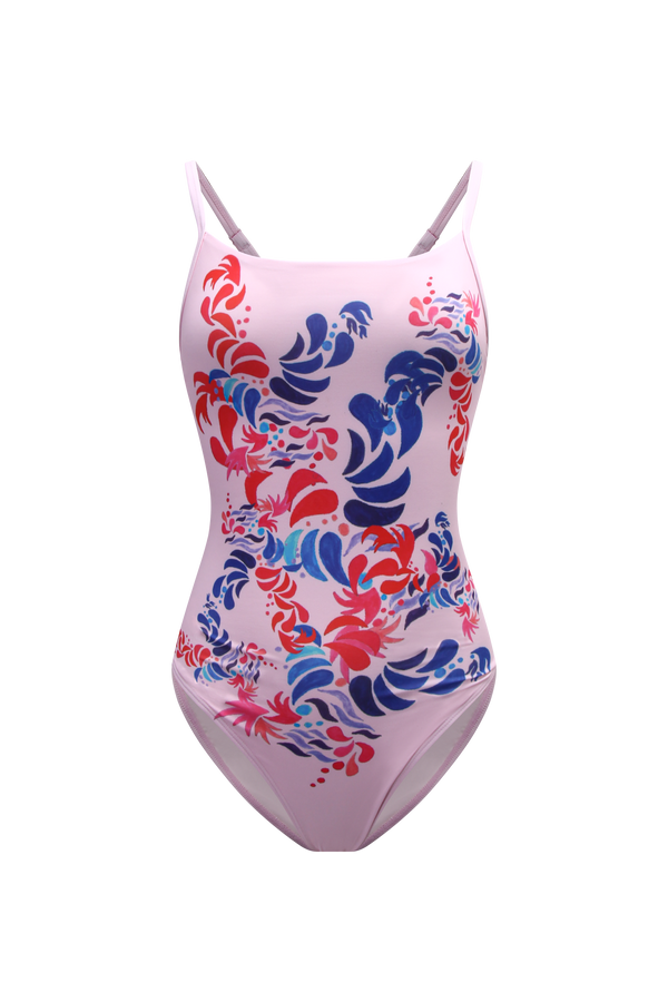Pink One-piece Swimsuit
