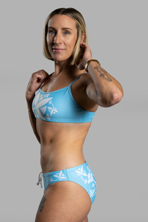 Light Blue Performance Bikini Top