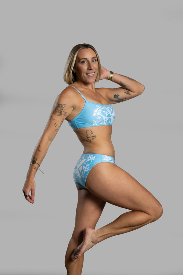 Light Blue Performance Bikini Top