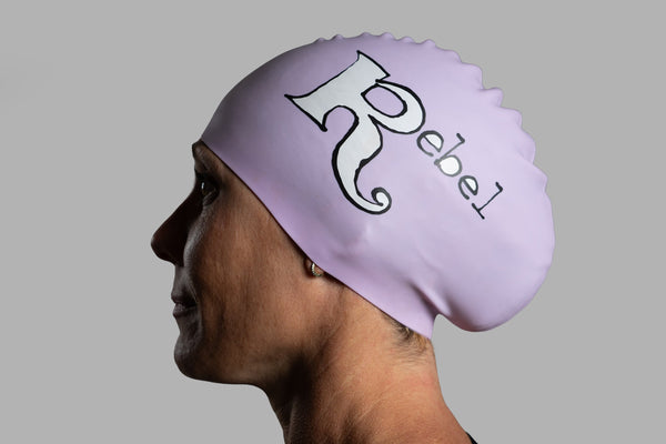 Purple Pro Silicone Swim Cap